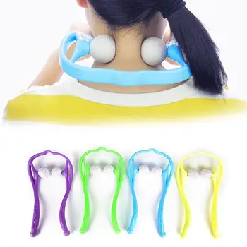 

High Quality Cervical Massage Stick Body Neck Roller Massager U Shaped Manually Tool Health Therapy Stress Relax neck kneading