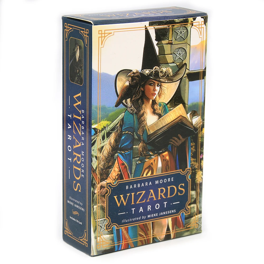 

Wizards Tarot Card Deck Based Deck and Full Color Guidebook English Game Toy Divination Prophet Fortune Tellin