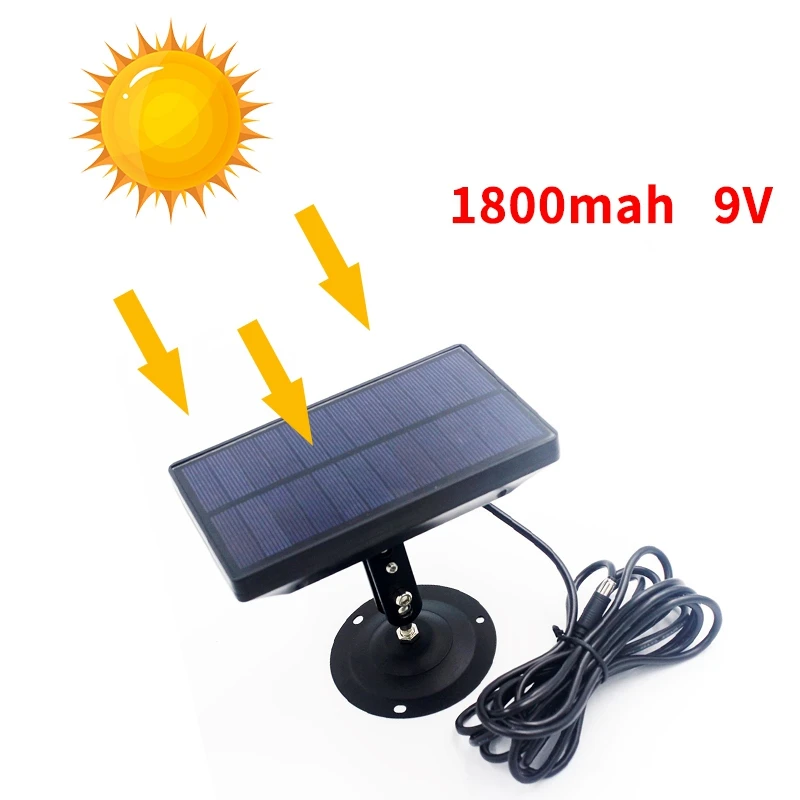 На открытом воздухе 9V 1800 мА/ч, Панели солнечные Батарея Зарядное устройство для Suntek HC300 HC350 HC550 HC700 HC800 S990 S880 680 S80M