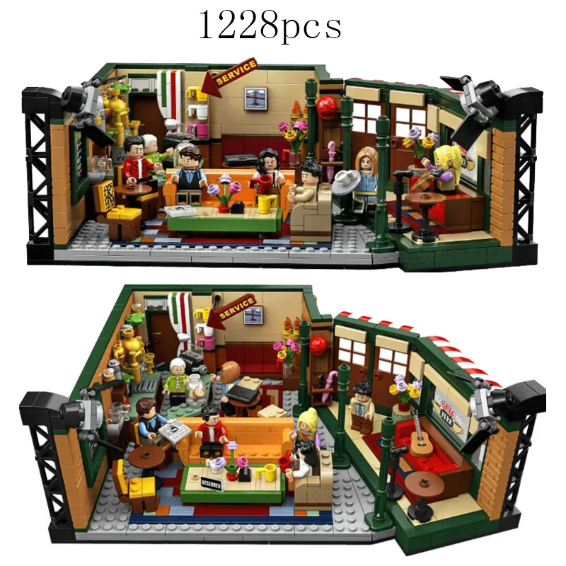 

New Movies Series Bricks Friends Central Perk Compatible Legoinglys Ideas 21319 Building Blocks Toys for Children Birthday Gift