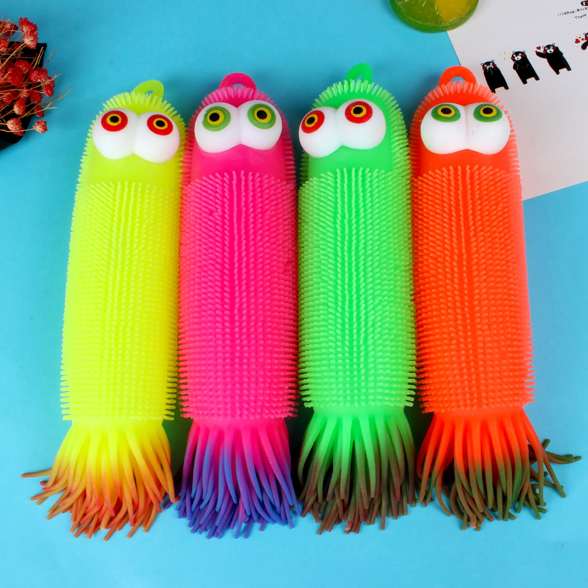 

Glowing Toy Large Caterpillar Animal Caterpillar Tidy Funny Adult Decompression Vent Ball Children's Toy Shiny Glowing Octopus