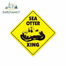 ^#Cheap EARLFAMILY 13cm x 13cm for Sea Otter Xing Funny Car Stickers Vinyl Waterproof RV VAN Car Accessories JDM Anime Comic Sign ^#Cheap EARLFAMILY 13cm x 13cm for Sea Otter Xing Funny Car Stickers Vinyl Waterproof RV VAN Car Accessories JDM Anime Comic Sign