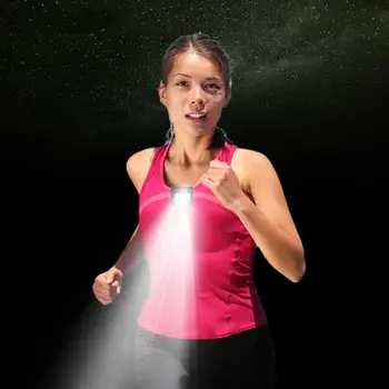 

Outdoor Sport Running Lights COB LED Night Running Headlight Flashlight Warning Lights USB Charge Chest Lamp Safety Headlamp