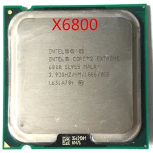 lntel Core 2X6800x6800 cpu/LGA775/ConroeXE/FSB1066MHz/B2/HH80557PH0774M/2,93 GHz/4 MB L2/75 W TDP