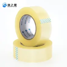 Yi zhi star прозрачная печать коробка для тюков клейкая герметичная лента прозрачная лента широкая клейкая лента упаковочная лента 6,0 см* 100Y