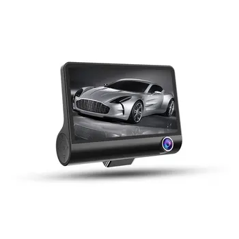 

SE010 4 Inch HD 1080P 170 Degree Wide Angle Dual Lens Car DVR Video Parking Recorder Night Vision Dash Cam