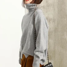 ##Special Price Women's Loose High-collar Wool Bottom Pullovers in Autumn and Winter Wear Warm Long-sleeved Women's Sweaters ##Special Price Women's Loose High-collar Wool Bottom Pullovers in Autumn and Winter Wear Warm Long-sleeved Women's Sweaters