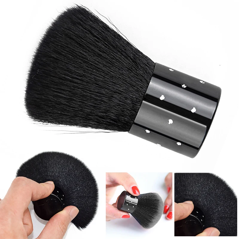 

1pc Professional Nail Art Dust Cleaning Soft Brush Dust Remover Powder Cleaning Manicure Acrylic DIY Nail Art Tools Black