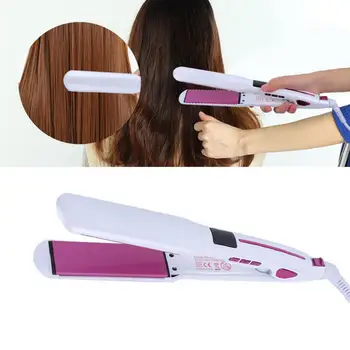 

Barber Accessories Electric Hair Straightener Ultrasonic Infrared Cold Perm Plate Hair Styling EU Plug 110-240V Hair Diffuser