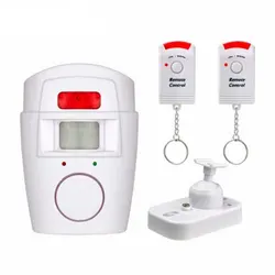 Home Security  Alert Infrared Sensor Anti-theft Motion Detector Alarm Monitor Wireless 105dB Alarm system+2 remote control