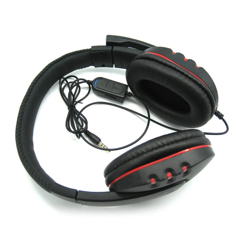 Stereo gaming headset for Xbox one PS4 PC surround sound on the ear Earphone with microphone noise canceling headphones | Электроника