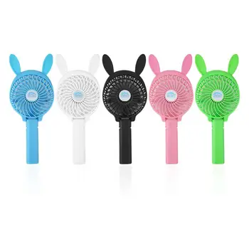 

Portable-Mini 3 Gear Speed USB handheld Battery Rechargeable Multifunctional Fan HF-3091