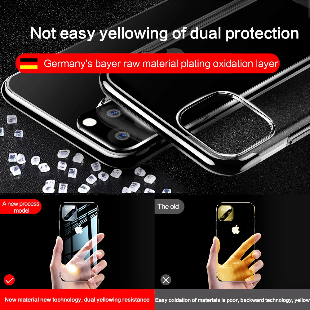 Силиконовый чехол SmartDevil для iPhone 11 Pro Max мягкий прозрачный X XS XR Новый телефона с