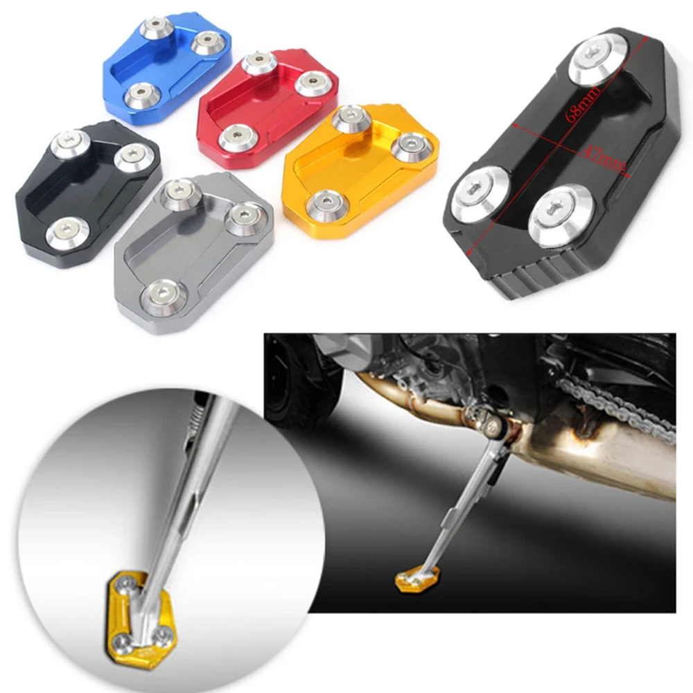 

For BMW S1000R K47 2014 2015 2016 Motorcycle CNC Side Stand Kickstand Enlarge Plate Pad Kickstand Extension Plate