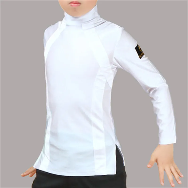 Fashion Latin Dance Costumes For Boys Black Long Sleeve Shirts Bodysuit Ballroom Dancing Clothes Latin Competition Dress dance dress,dance shirts,dance bodysuit