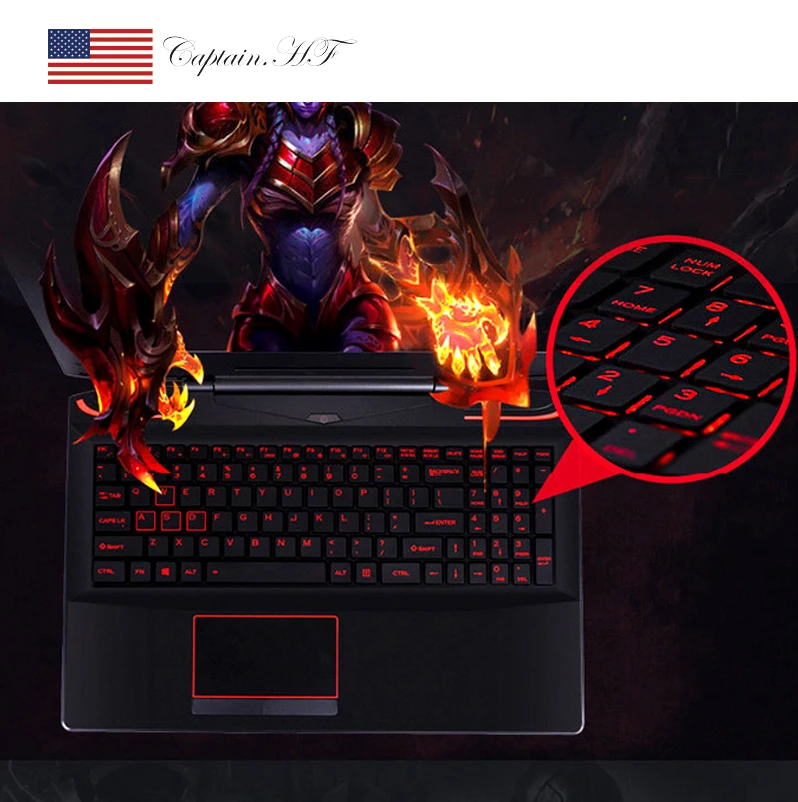  US Captain Gaming Laptop 15.6