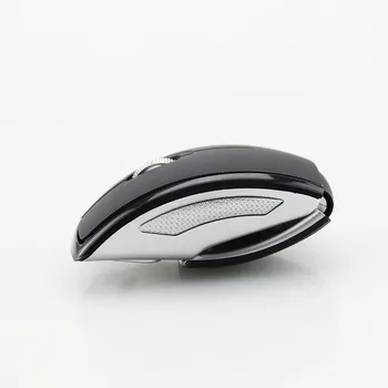 

Foldable Wireless Computer Mouse Mice LED Optical portable Folding Mause With USB Receiver souris sans fil pour pc portable