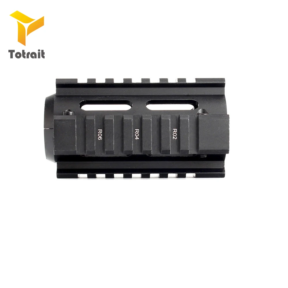 TOtrait Тактический 4 дюймов Drop In Free Float Quad Rail Scope Mount из двух частей Handguard для страйкбола AR15 M4 M16 Rfile аксессуар