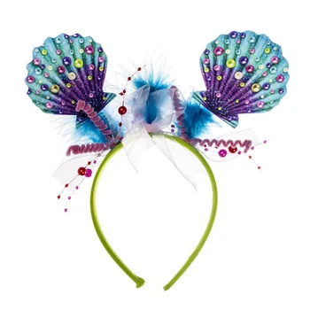 

New Arrival Carnival Party Cartoon Ocean shells Headdress Costume Cosplay Hair Accessories Sea Beach Swimming Shell Headband