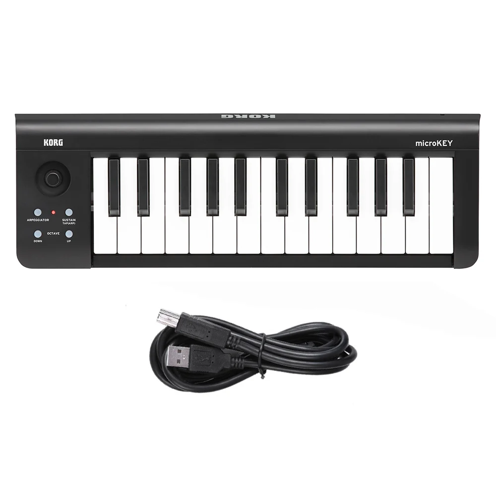 KORG microKEY-25 25-клавишный компактный USB MIDI контроллер клавиатуры Питание от совместим