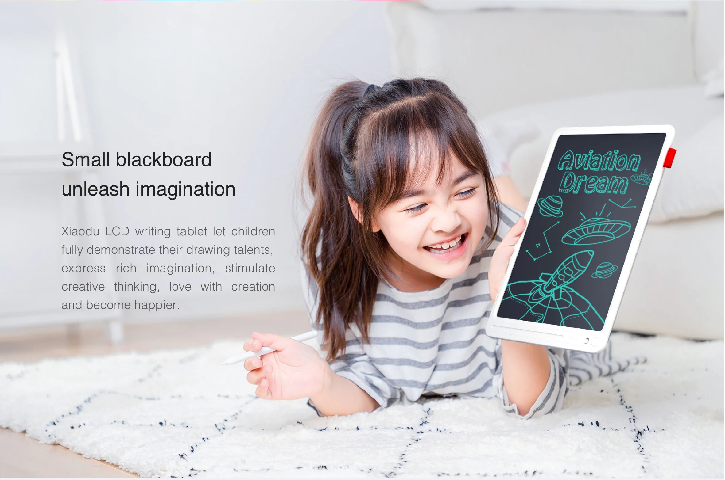 LCD Drawing Tablet LCD Plastic for Tap Children's Drawing Talent 