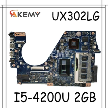 

Akemy UX302LG Motherboard Mainboard For Asus UX302L UX302LG UX302 Laptop Motherboard Test OK I5-4200U 2G RAM GT730M/2G