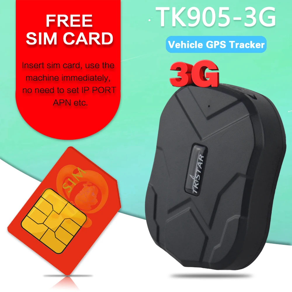 Top Sale 3G WCDMA GPS Tracking Car TK905-3G GSM Vehicle Tracker Strong Magnet with Waterproof History Remotely Voice Monitor | Автомобили