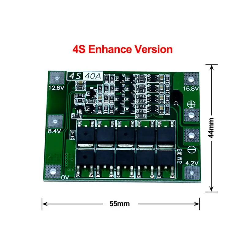 4S 40A плата защиты батареи PCB плата 18650 защита зарядного устройства, смазка аккумуляторная печатная плата PCB BMS модуль
