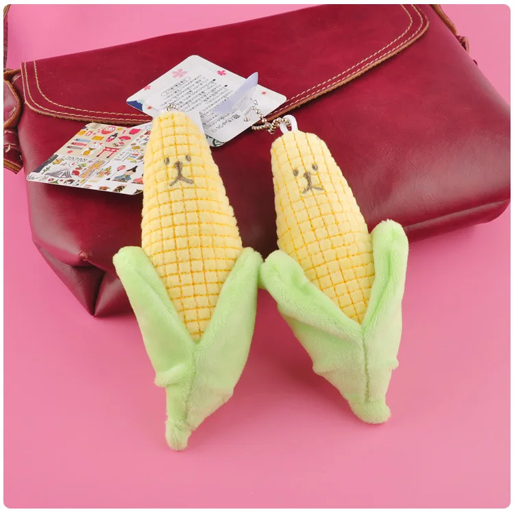 Kawaii Кукуруза плюшевая игрушка растение Кукуруза маленькие игрушки-брелоки для девочек подарок на Хэллоуин