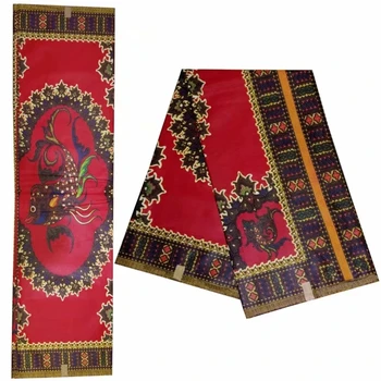 

New arrive Multicolor pattern design african java wax fabric 100 % cotton quality guarantee Ankara wax fabrics 6yards!DF-4550