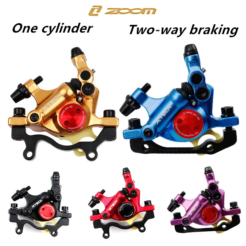 

ZOOM XTECH HB100 MTB Line Pulling Folding Calipers Front&Rear mountain bike hydraulic disc brake G3 rotors 120/140/160/180MM MT