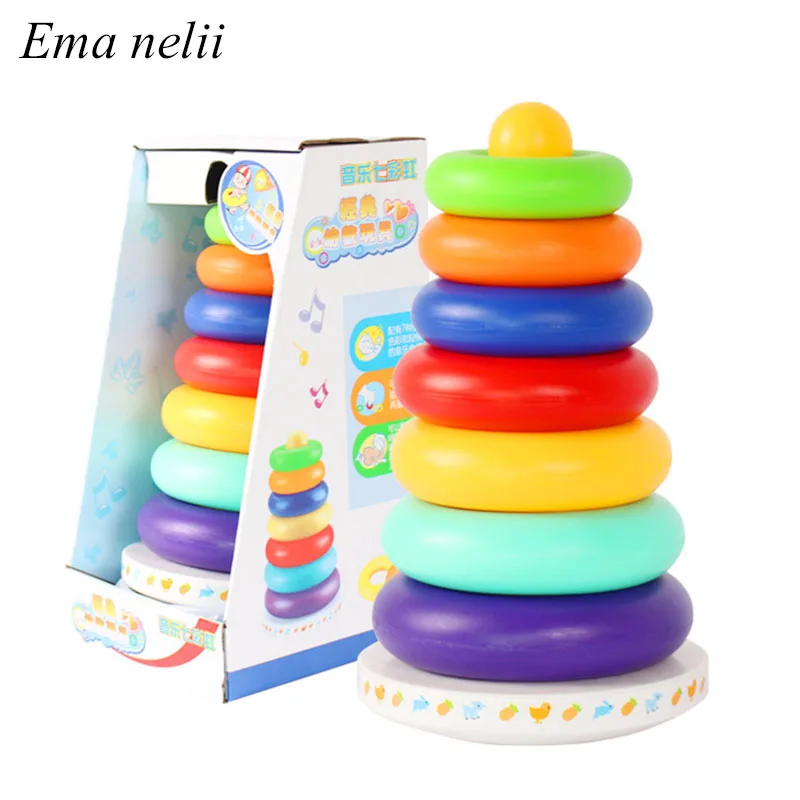 musical stacking rings toy