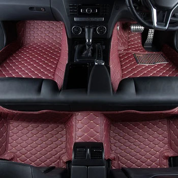 

MSUEFKD Fit for Volvo v90 2017-2019&2018 Leather Car Floor Auto Mats Waterproof Mat customize volvo series car floor mats