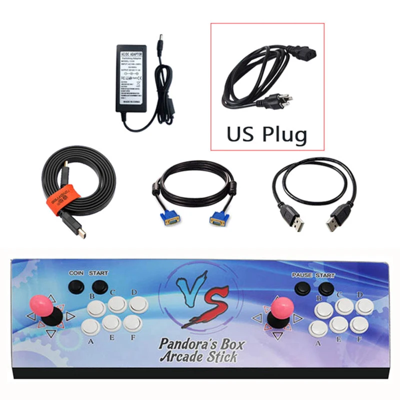 US $169.00 2D 3D Games Arcade Console 2500 in 1 Pandora Box 9d Jamma Board Support 3p 4p Connect usb Gamepad VGA HDMI HD Output