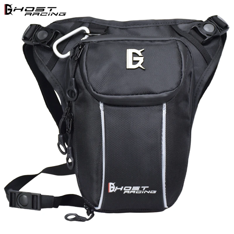 

GHOST RACING 2.8-4.6L Motorcycle Drop Leg Bag Hip Bum Fanny Pack Waterproof Motorcycle Bag Travel Casual Waist Bag bike Backpack