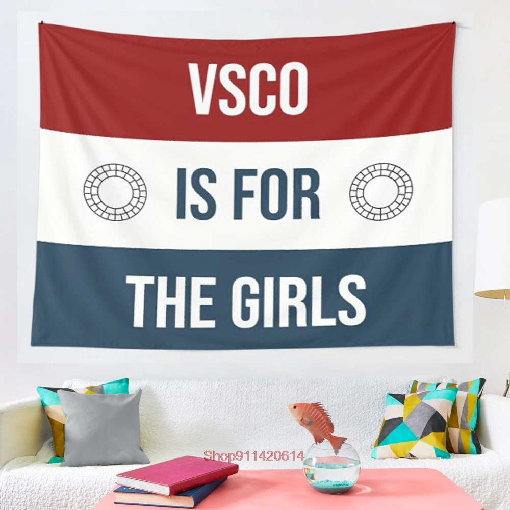 Vsco гобелен для девочек художественный домашний декор кровати ткань подвесной |
