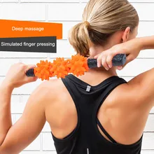 Мышечный ролик, массажная палочка для йоги, фасции, целлюлит, колючий шар, расслабляющий, блоки для йоги, высокое качество, мягкие принадлежности для йоги компоненты для инструментов