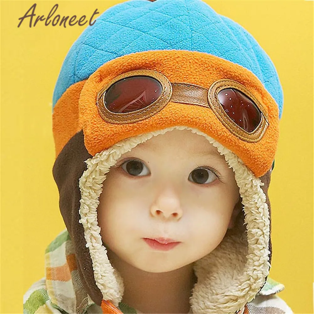 ARLONEET детские шапки-ушанки с героями мультфильмов; хлопковая шапочка для мальчиков и девочек; теплая шапка с помпонами; детская шапочка; зимние теплые шапки