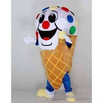 

Hot new Ice Cream Mascot Costume Fancy Birthday Party Dress Halloween Carnivals Costumes
