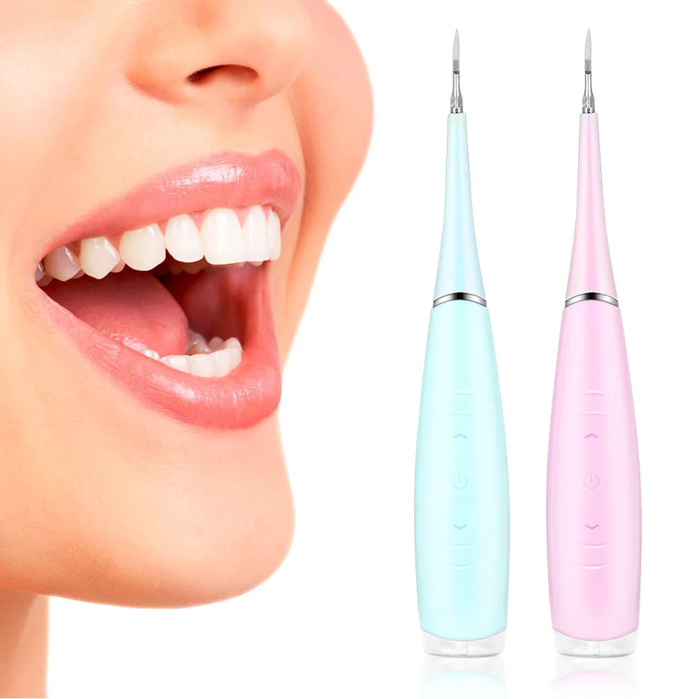 Portable Electric Sonic Dental Scaler Tooth Calculu Remover Tooth Stain Tartar Clean Tool Dentist Whiten Teeth Care Oral Hygiene royal canin oral care сухой корм для взрослых кошек для здоровья зубов 1 5 кг