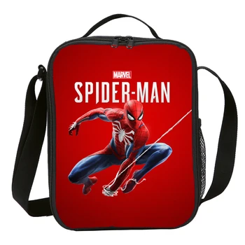 

Lunch Box For Kids Boys Thermal Lunch Bag Super Hero Spiderman Avengers Insulated Meal Bag Crossbody Bag Men Tote