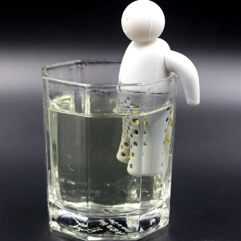 

Dropshipping Silicone Rubber Man Shape Tea Infuser Strainer Basket Drop Shipping