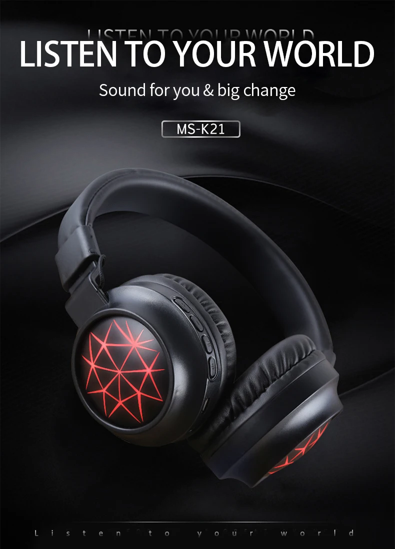 UKKUER, портативные беспроводные наушники, Bluetooth, стерео, складная гарнитура, аудио, Mp3, регулируемые наушники с микрофоном для музыки