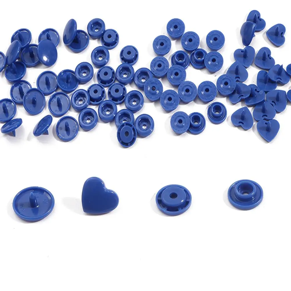 thumbnail image 1 of 10/20 juegos de botones a presión de plástico de 12 mm con forma de corazón T5, cierre a presión para ropa de bebé, hebilla de presión, accesorios para manualidades y prendas de vestir, 1 of 5