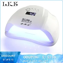 36 Вт/48 Вт/54 Вт лампа для ногтей SUN X UV светодиодный светильник сушилка лампа 36 светодиодный s Сушилка для ногтей для всех гелей лак 10s 30s 60s с автоматическим датчиком лампа для ногтей