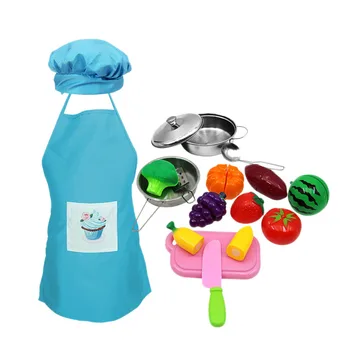 

Simulation Super Anti-Fall Stainless Steel Small Kitchen Utensils Set Play House Children Cook Cooking Toys
