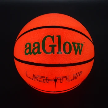 

Basketball High Bright LED Rubber Light Up By Vibration Official Size and Weight with Pump Cartoon Ball Decoration Light Gifts