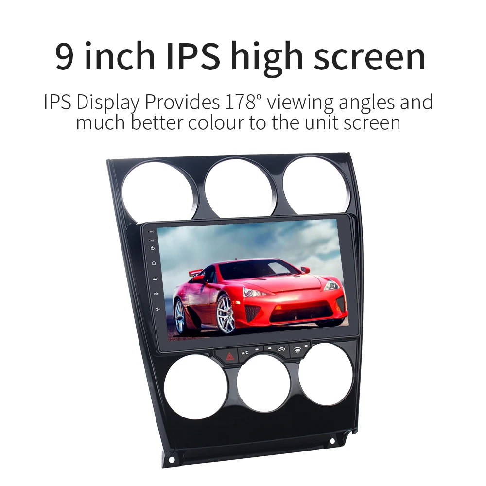 Sale 9" HD Digital Built-in GPS Bluetooth Car Radio Android 9.0 for Mazda 6 2006 2007 2008 2009 2010 2011 2012 2013 with Octa core 2 Sale 9" HD Digital Built-in GPS Bluetooth Car Radio Android 9.0 for Mazda 6 2006 2007 2008 2009 2010 2011 2012 2013 with Octa core 2