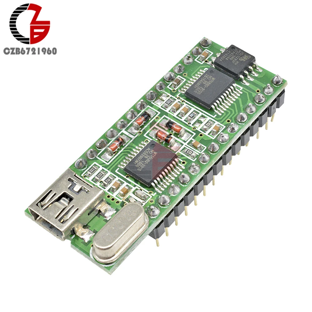 WT588D-U-32M звуковая плата управления 5 в мини USB WT588D-U Голосовая плата управления 32 м DC 2,8 В 5,5 В ЦАП ШИМ WAV выход