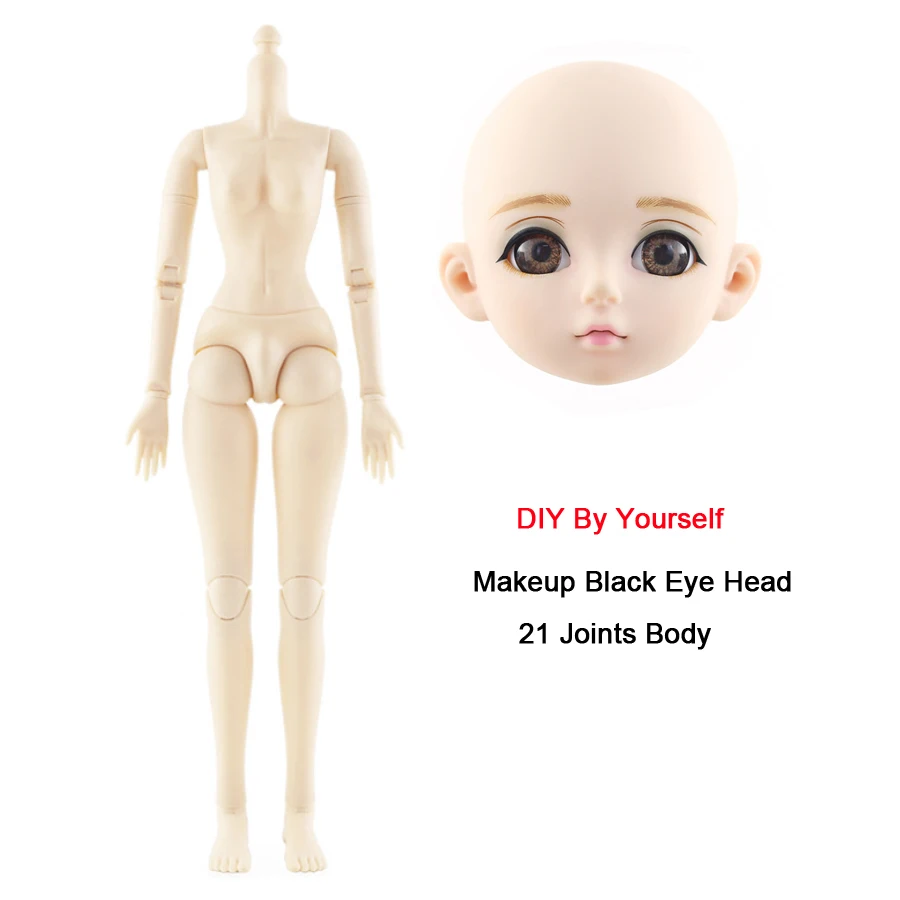 BJD макияж Lori 60 см кукла без одежды простая голова моделирование 3D настоящая голова глаза кукла игрушка модель подарок на день рождения